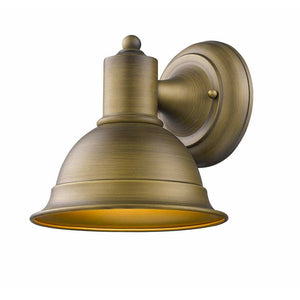 Colton Outdoor Wall Light Raw Brass
