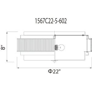 Valdivia 5-Light Flush Mount