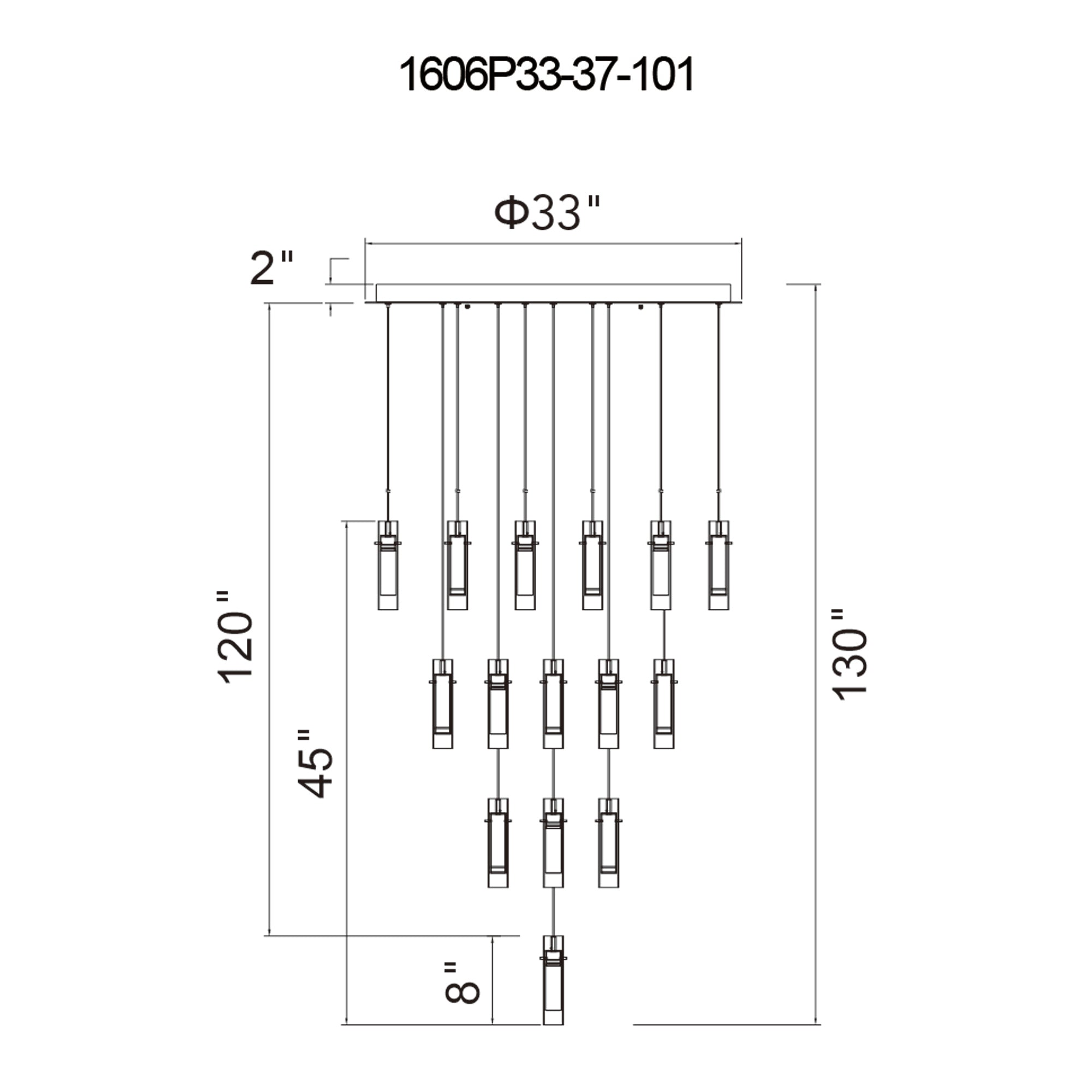 Olinda LED Integrated Chandelier