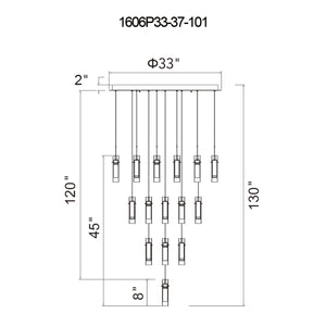 Olinda LED Integrated Chandelier