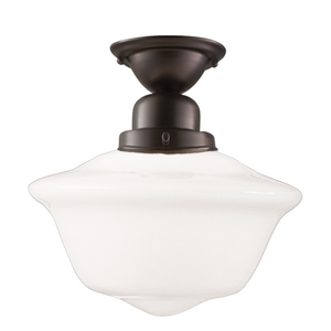 Edison Collection Semi Flush Mount Old Bronze