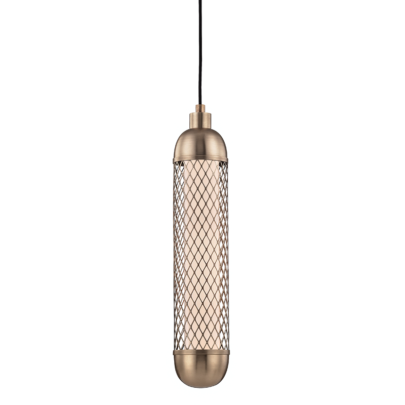 Hayes Mini Pendant Aged Brass