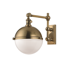 Stanley Sconce Aged Brass