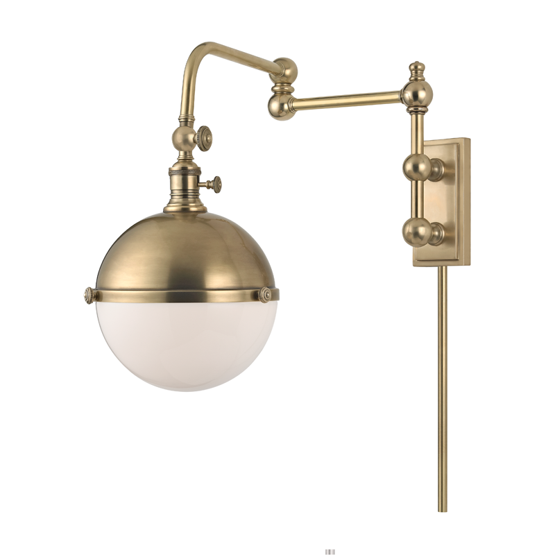 Stanley Sconce Aged Brass