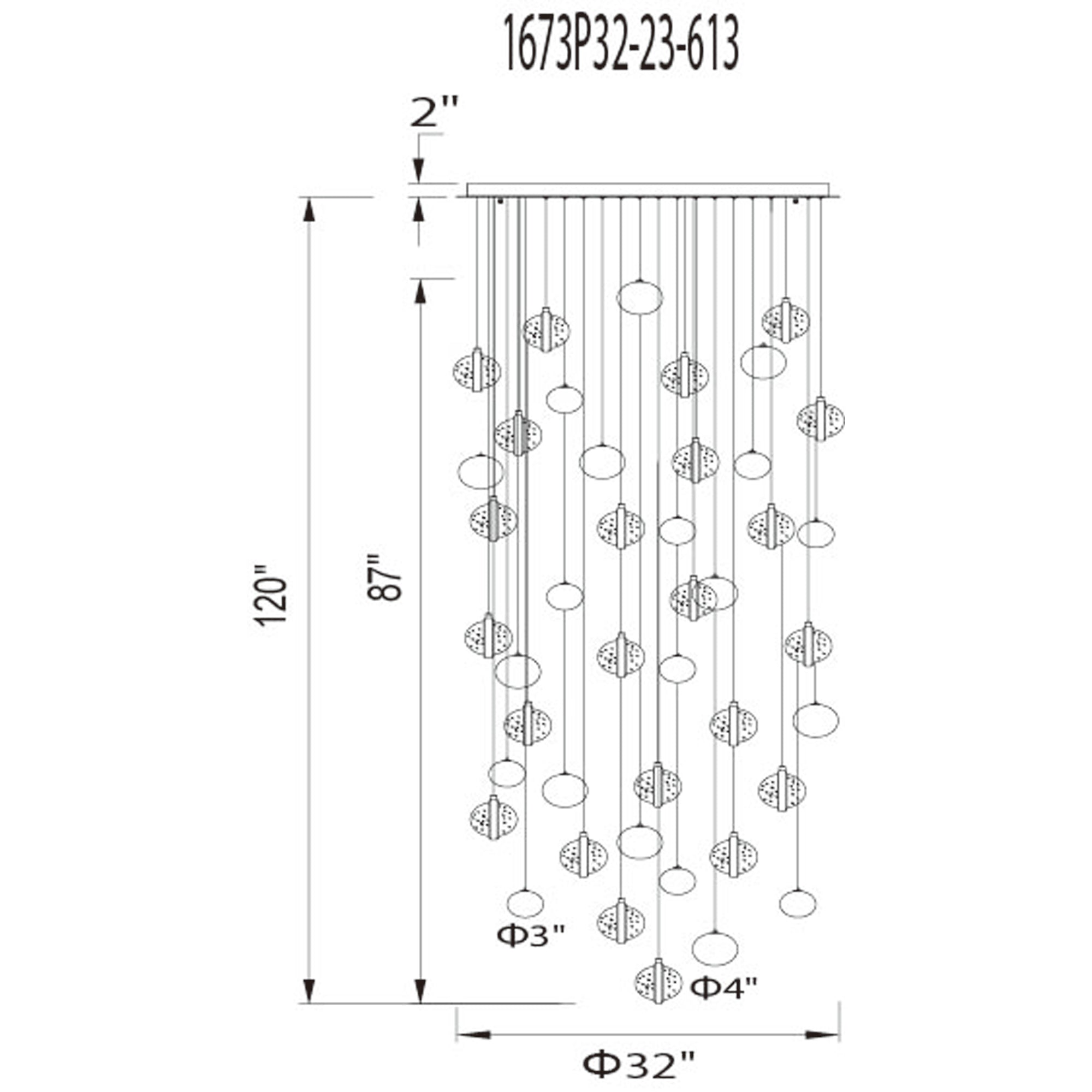 Salvador 32" LED Integrated Chandelier