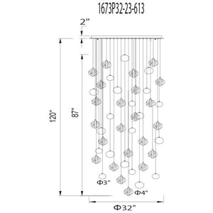 Salvador 32" LED Integrated Chandelier