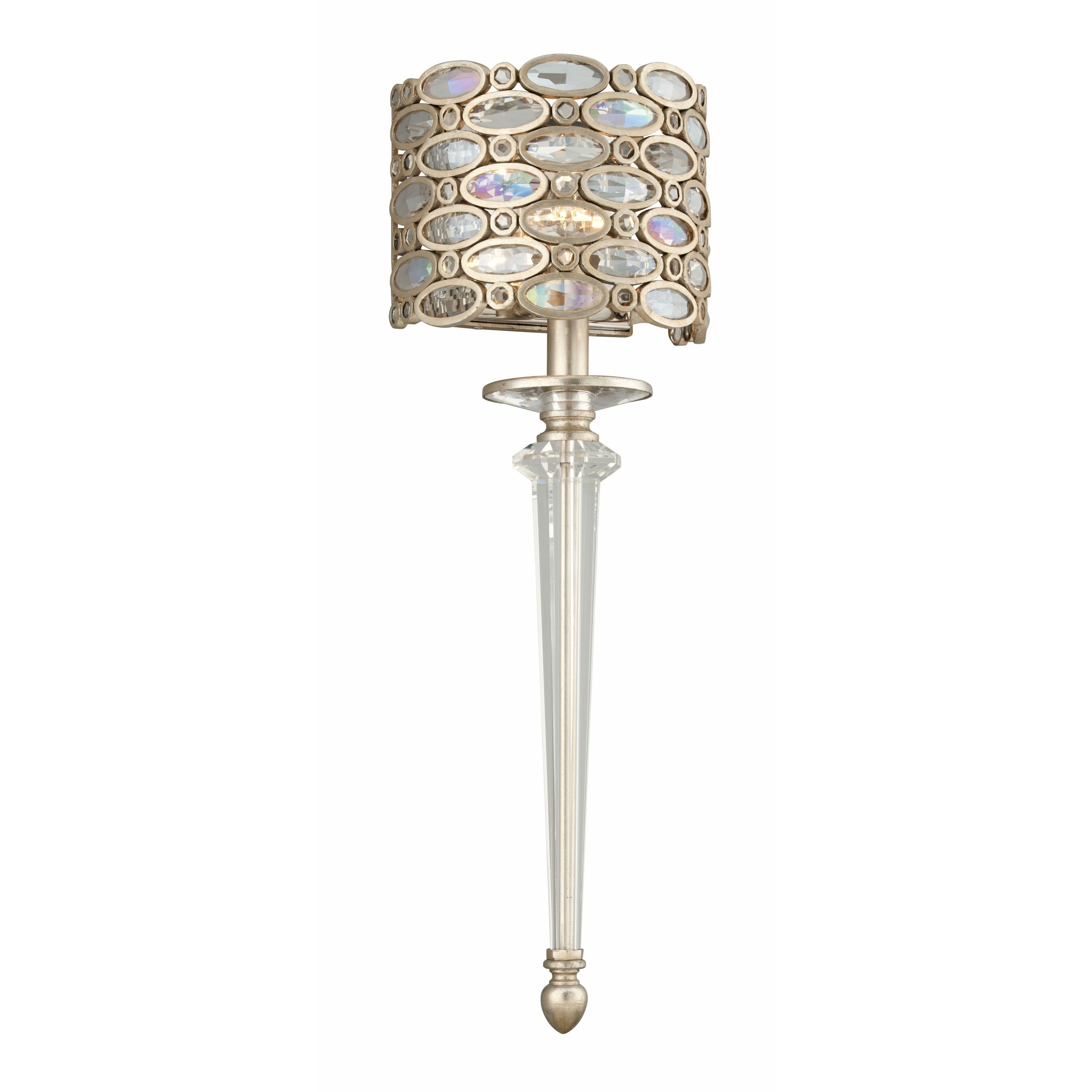 Party Girl Sconce Silver Leaf