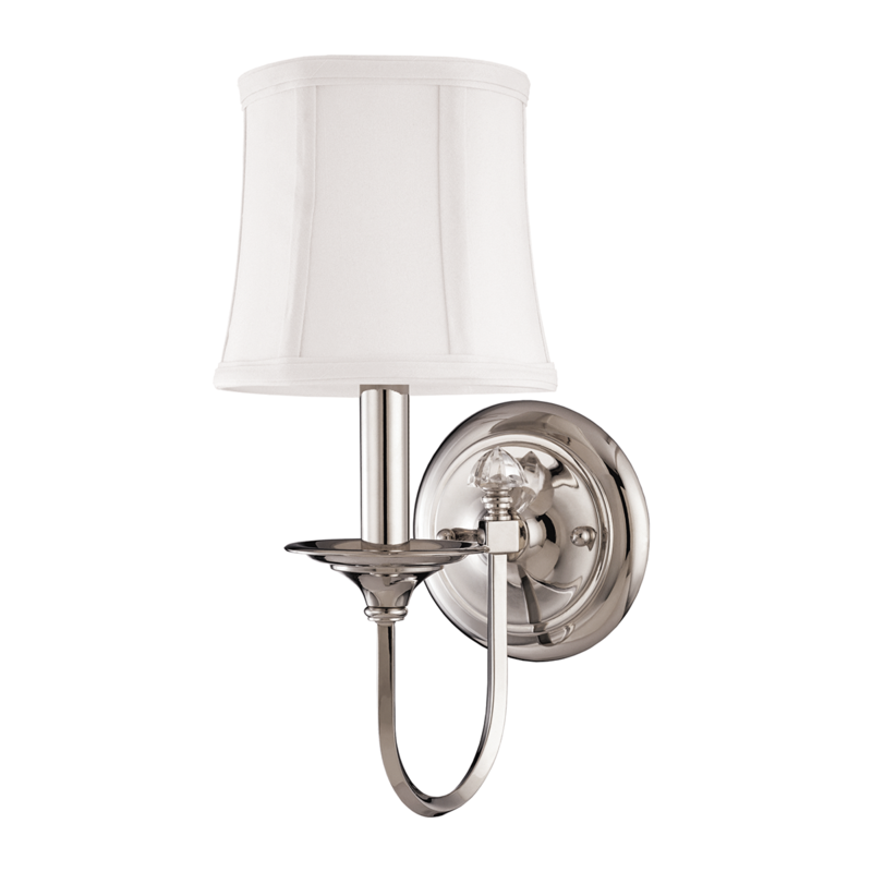 Rockville Sconce Polished Nickel