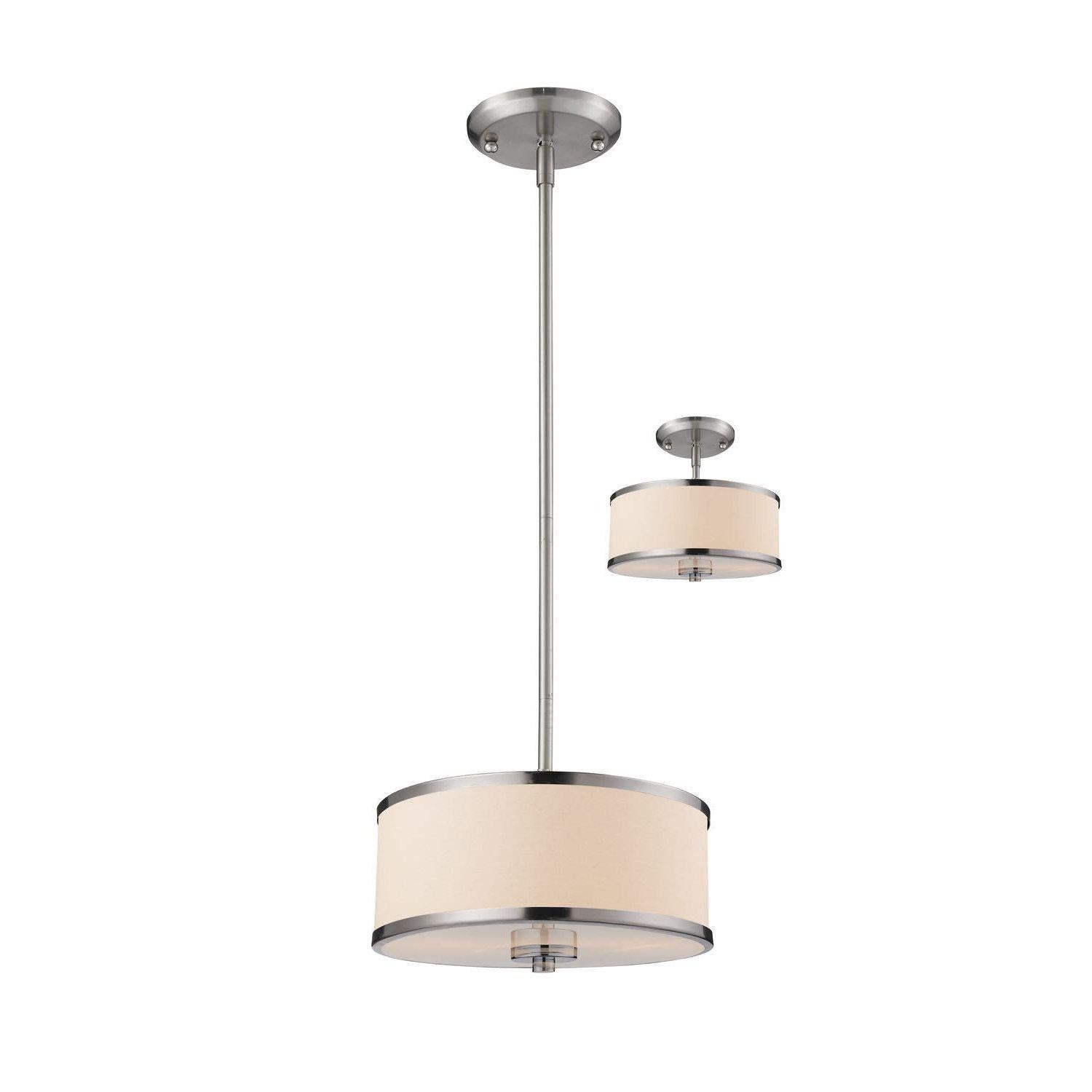 Cameo Pendant Brushed Nickel