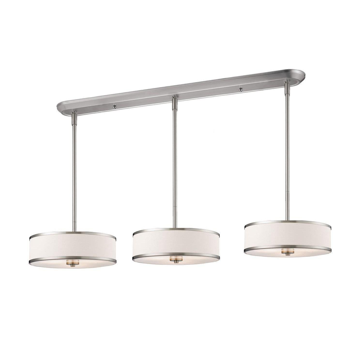 Cameo Linear Suspension Brushed Nickel