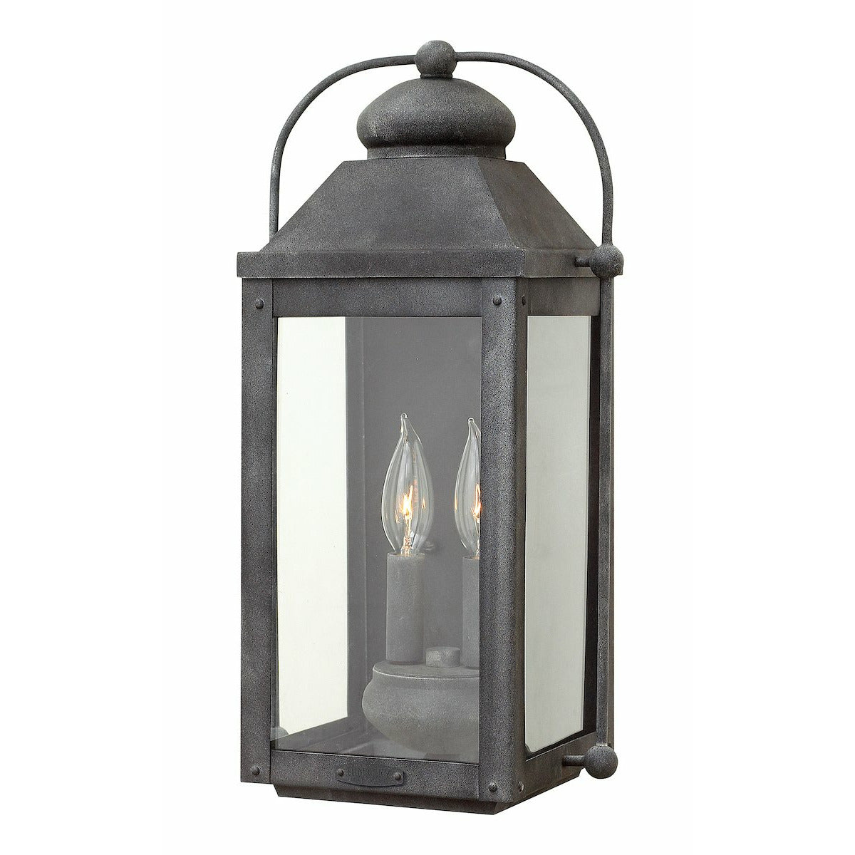 Anchorage Outdoor Wall Light Aged Zinc