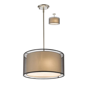 Sedona Pendant Brushed Nickel | BK