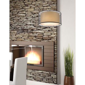 Sedona Pendant Brushed Nickel | BK