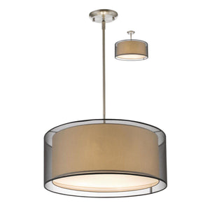 Sedona Pendant Brushed Nickel | BK