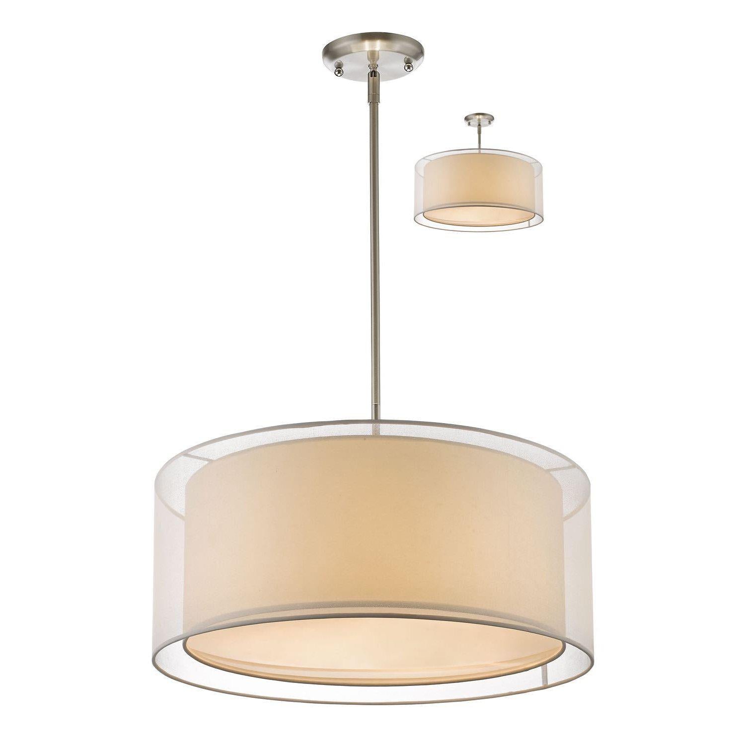 Sedona Pendant Brushed Nickel | WH