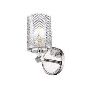 Dover Street Wall Sconce Polished Nickel
