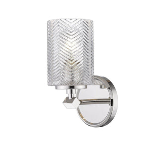 Dover Street Wall Sconce Polished Nickel