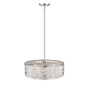 Opal Pendant Brushed Nickel