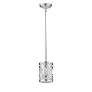 Opal Mini Pendant Brushed Nickel