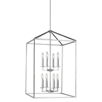 Perryton Large Eight Light Pendant (with Bulbs)