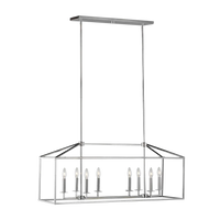 Perryton Eight Light Island Pendant (with Bulbs)