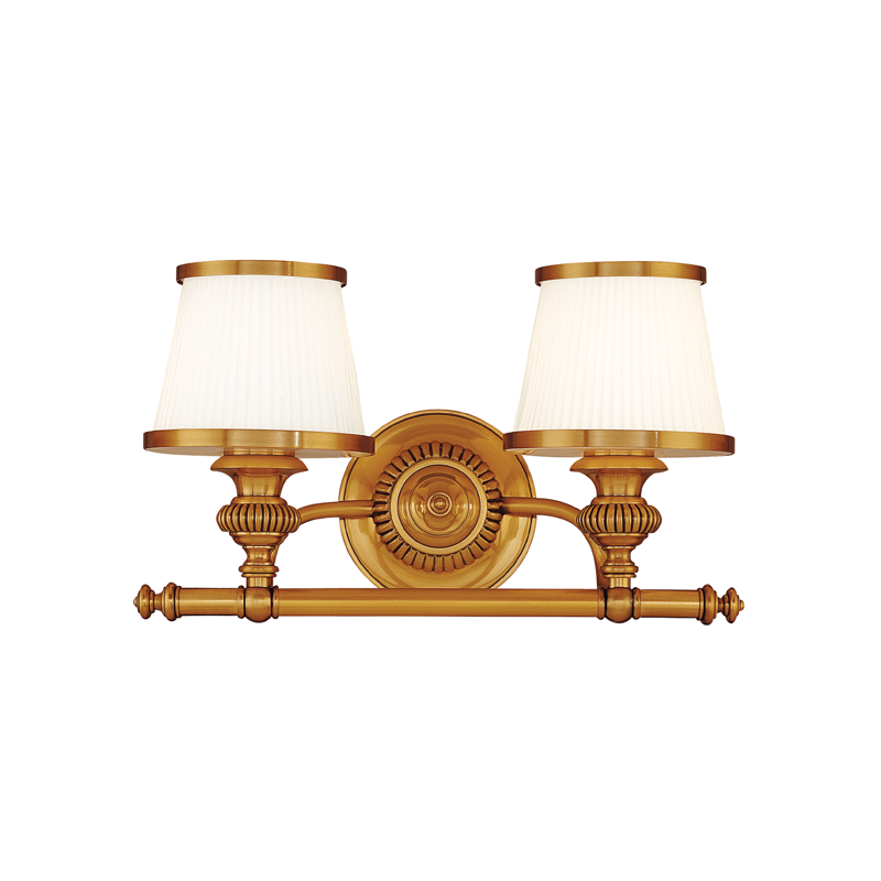 Milton Vanity Light Flemish Brass