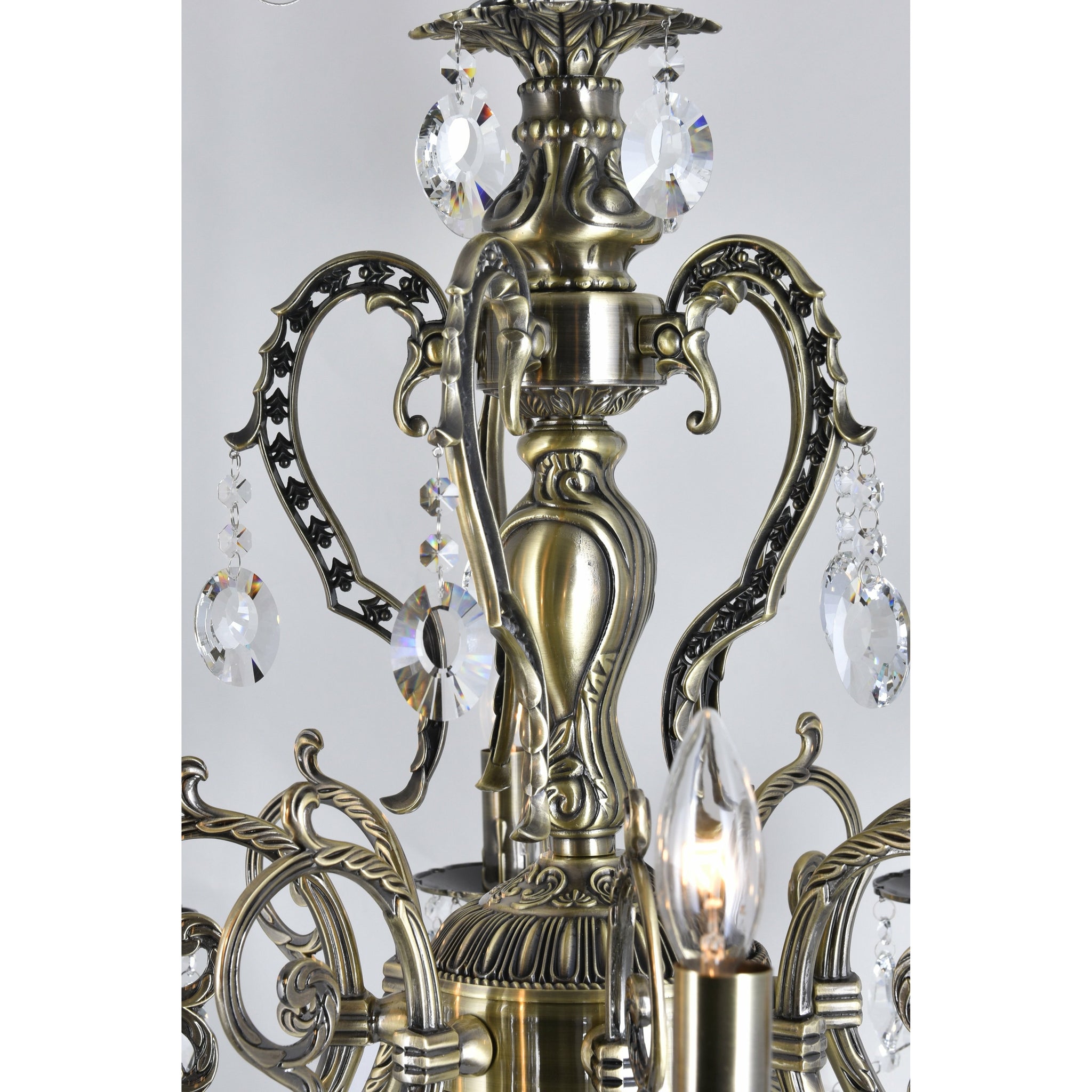 Brass Chandelier Antique Brass