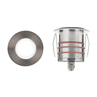 LED 2" 12V Round Beveled Top Inground Indicator Light