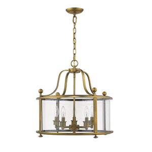 Wyndham Chandelier Heirloom Brass