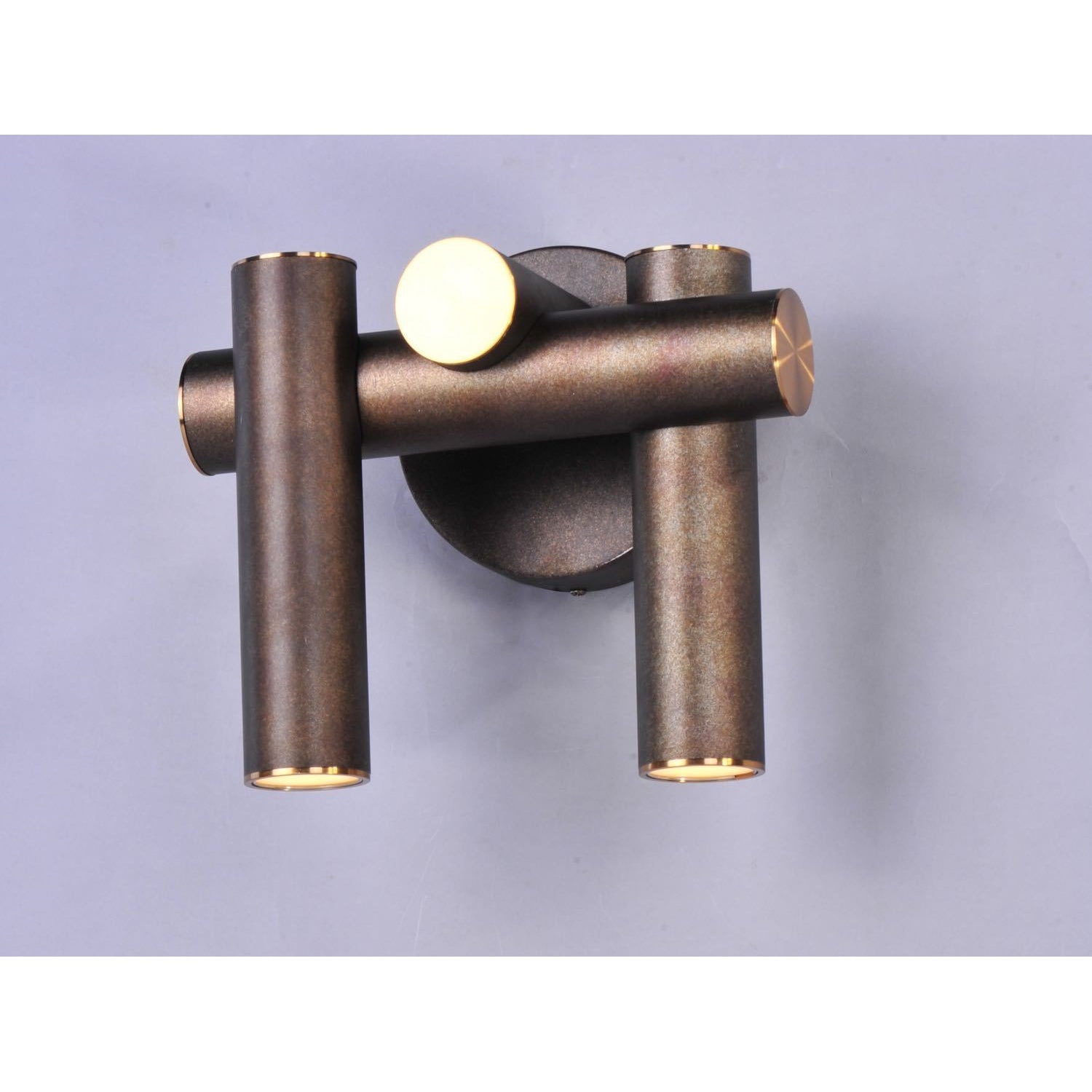 Tubular LED Sconce Bronze Fusion / Antique Brass