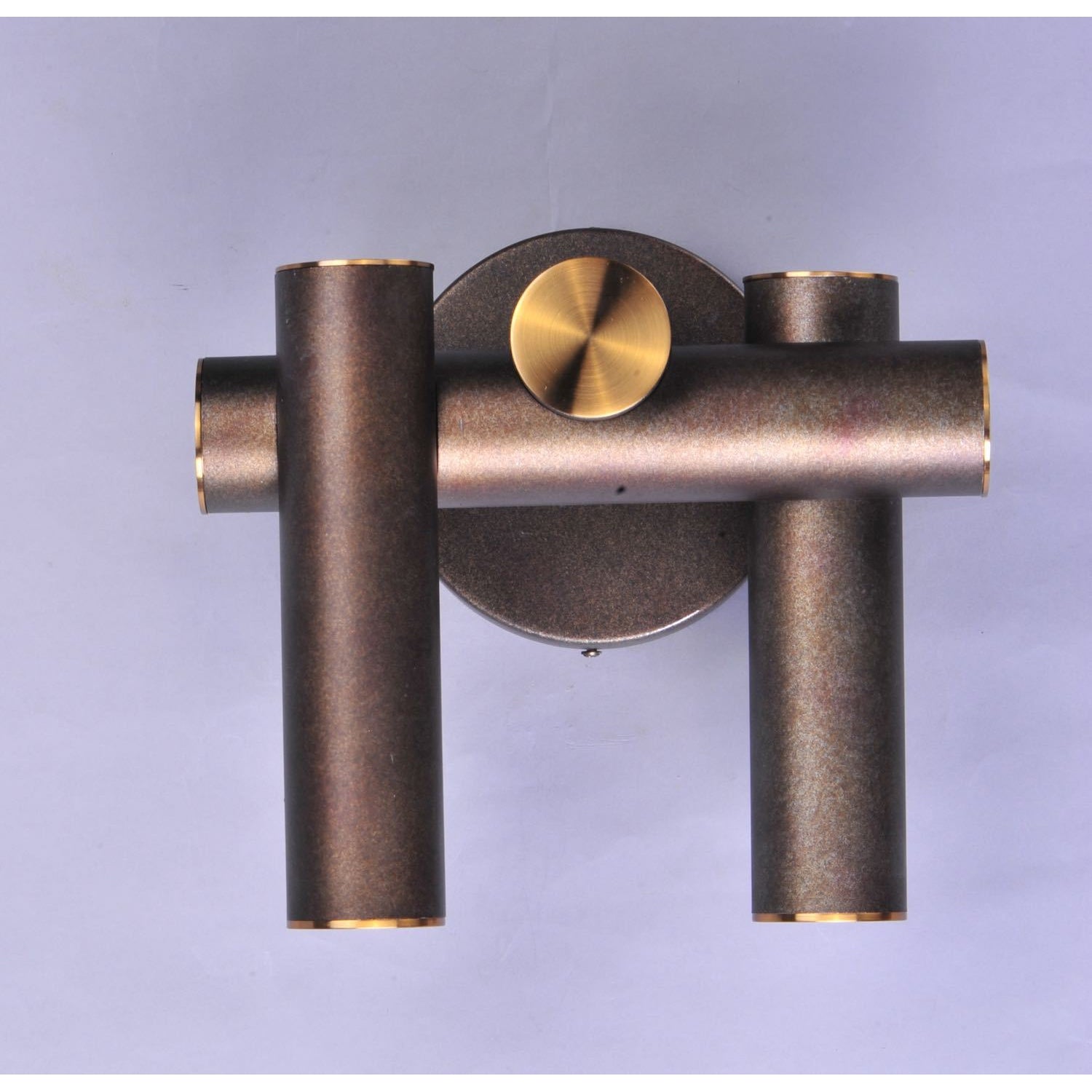 Tubular LED Sconce Bronze Fusion / Antique Brass