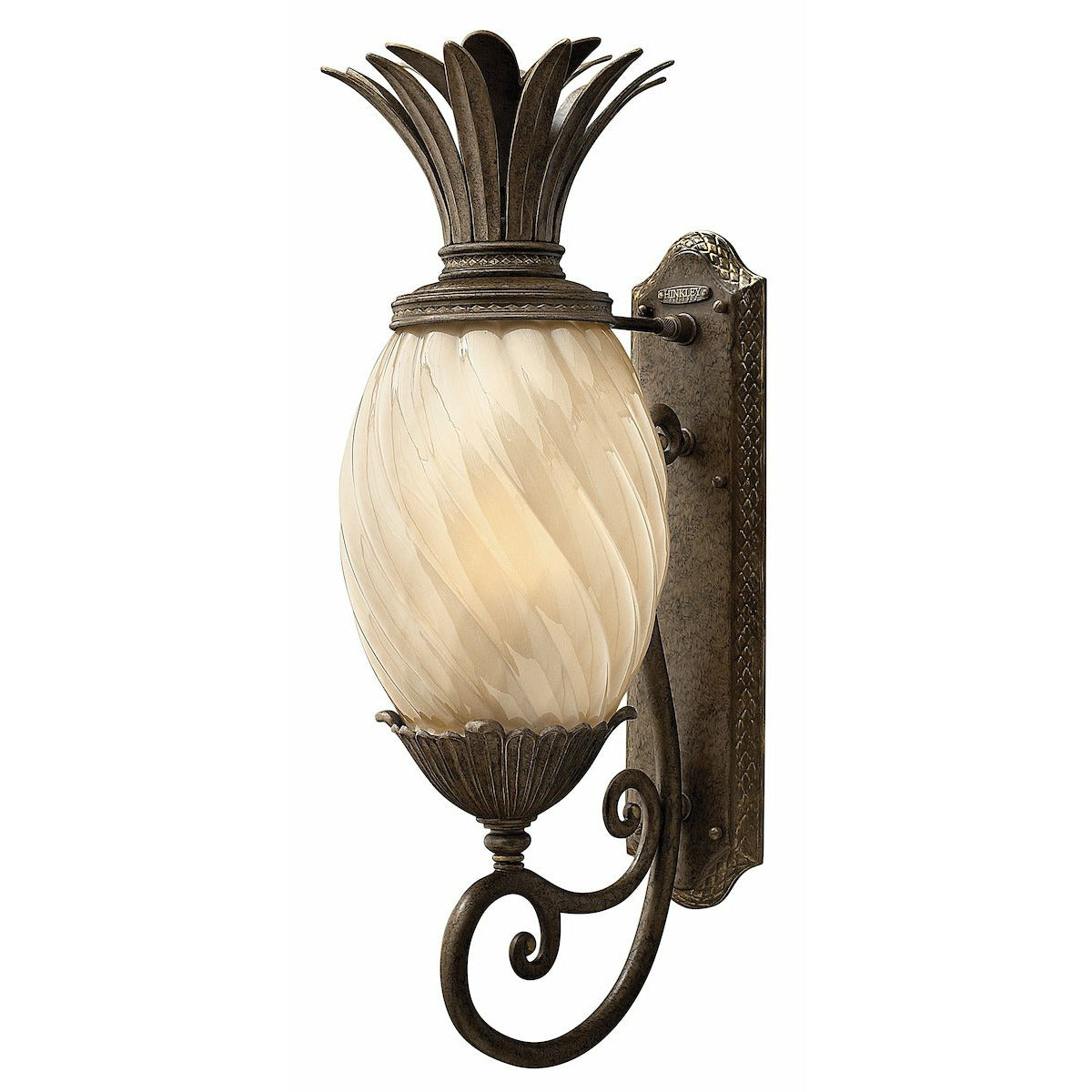 Plantation Outdoor Wall Light Pearl Bronze-LED