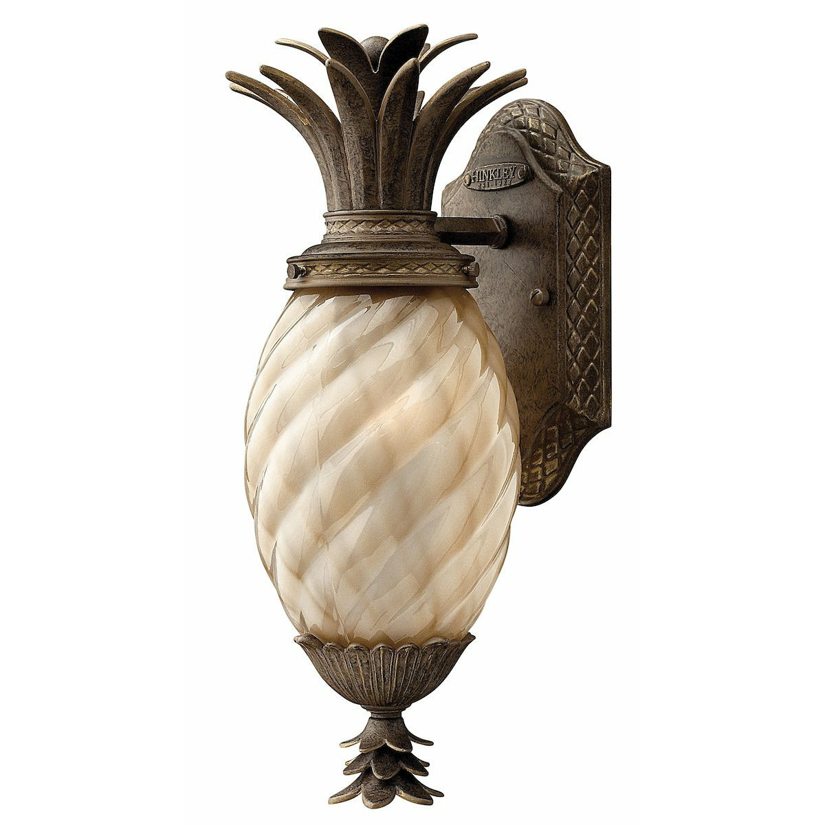 Plantation Outdoor Wall Light Pearl Bronze