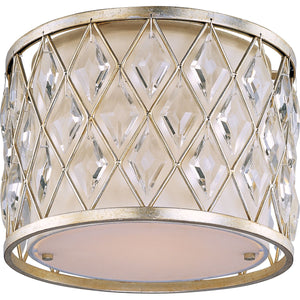 Diamond Flush Mount Golden Silver