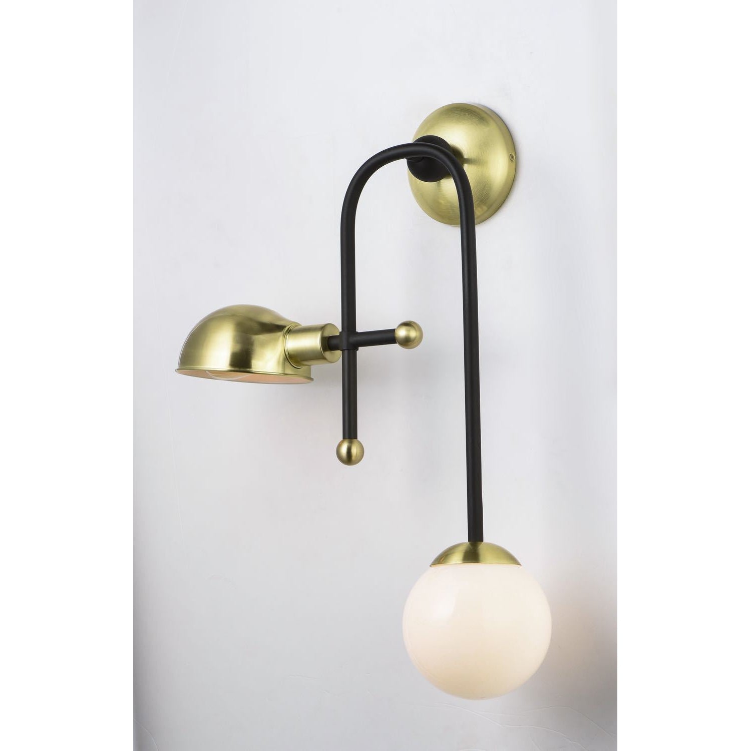 Mingle LED Sconce Bronze / Satin Brass