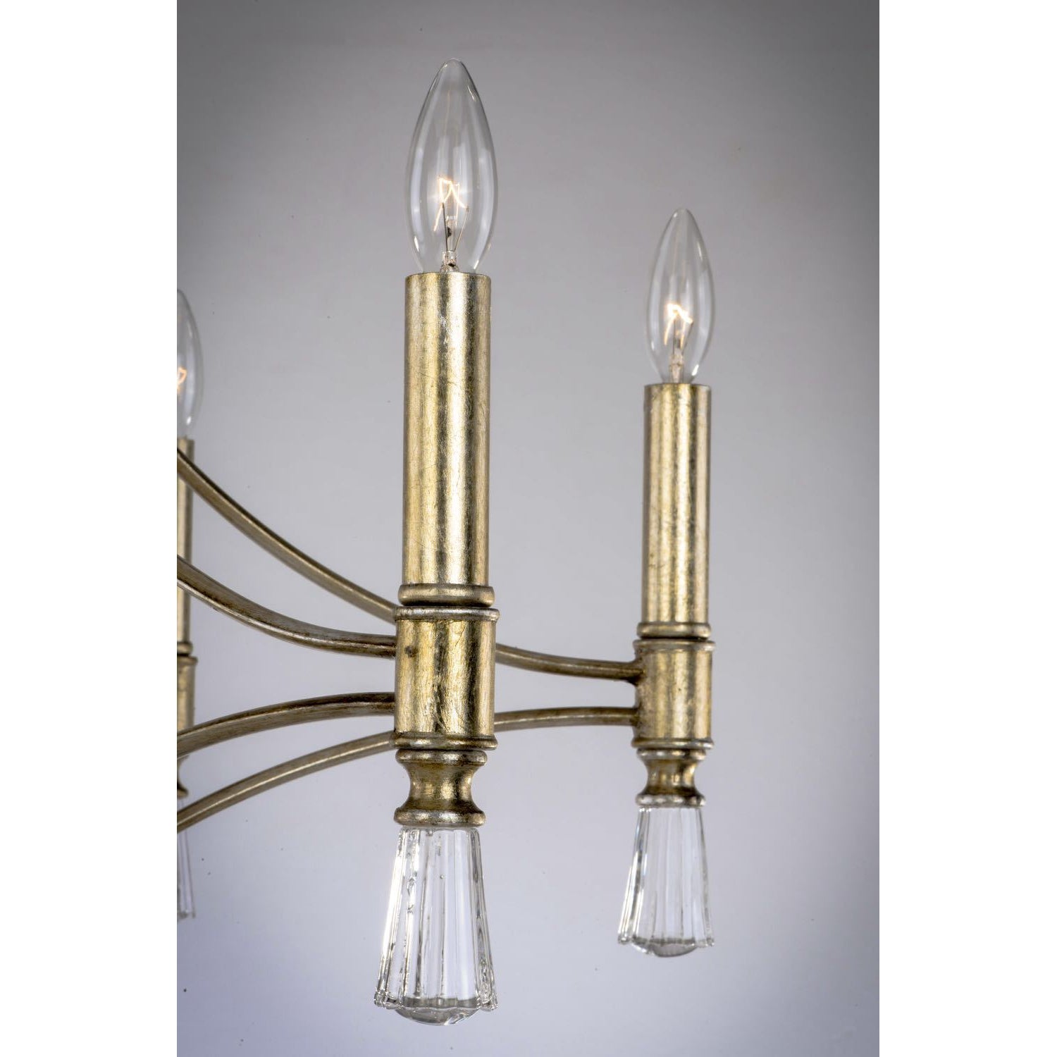 Regal Chandelier Silver Gold