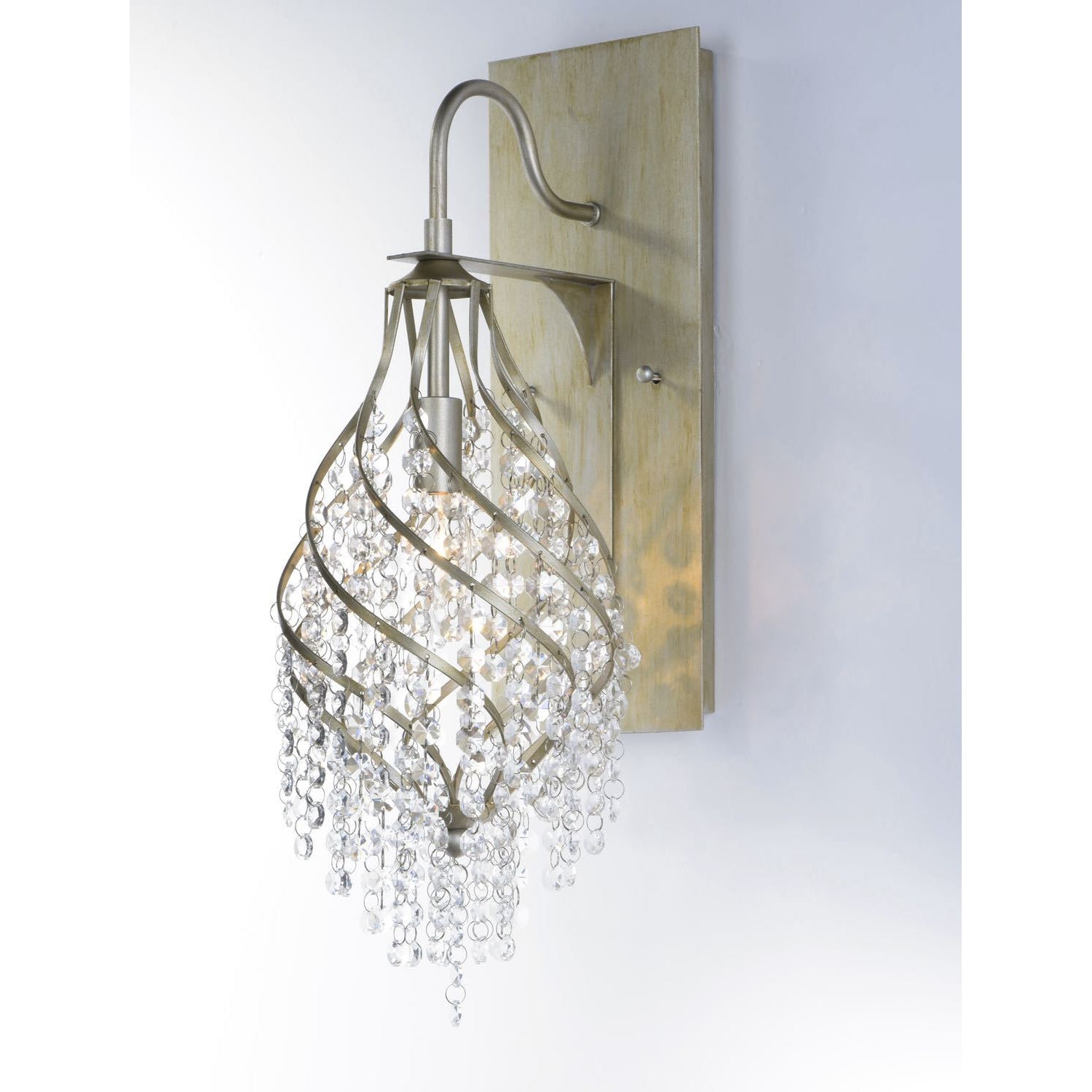 Twirl Sconce Golden Silver