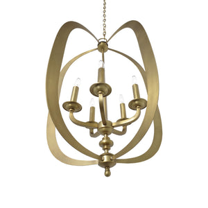 Fairmont Pendant Natural Aged Brass