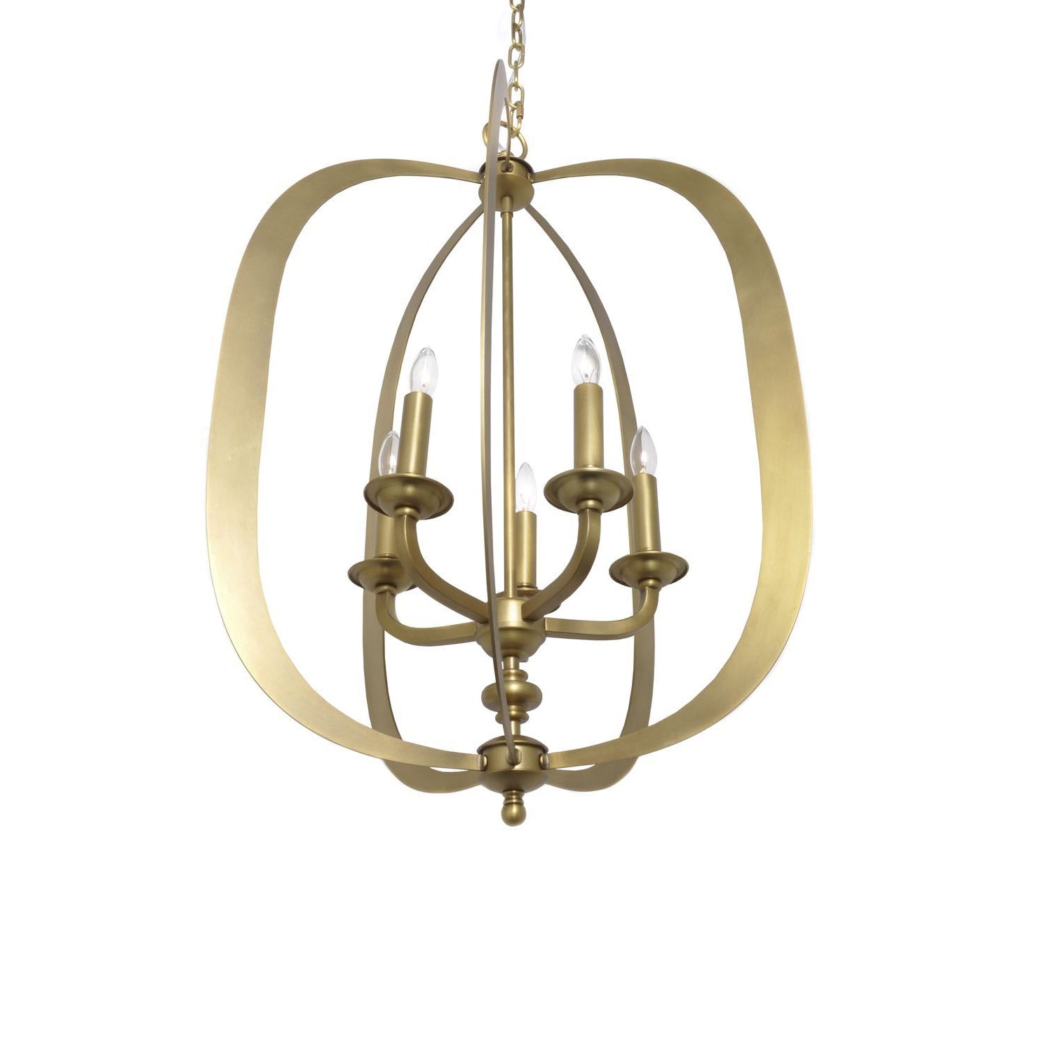 Fairmont Pendant Natural Aged Brass