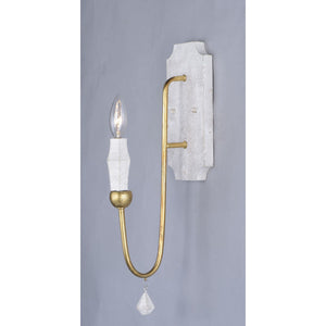 Claymore Sconce Claystone / Gold Leaf