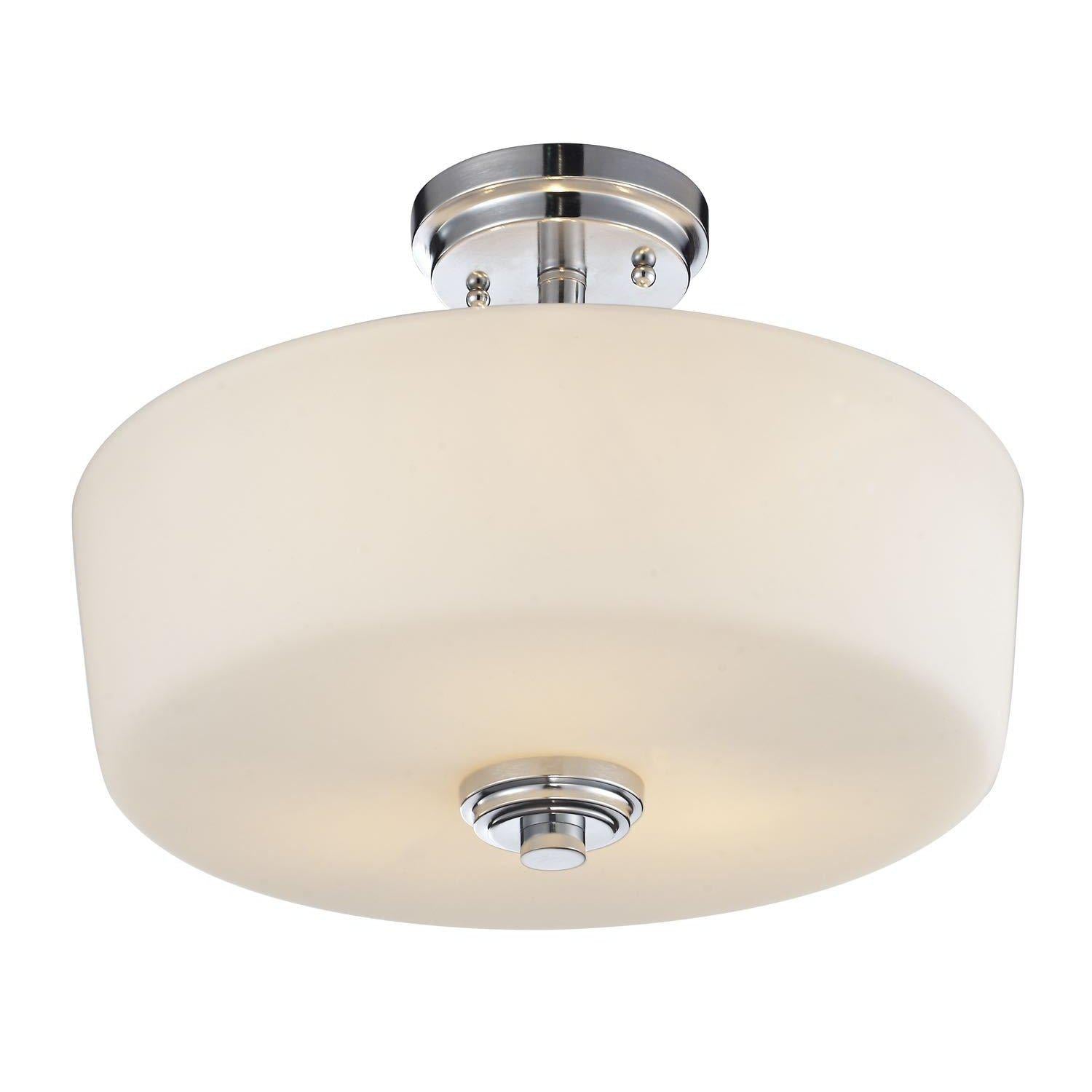 Lamina Semi Flush Mount Chrome