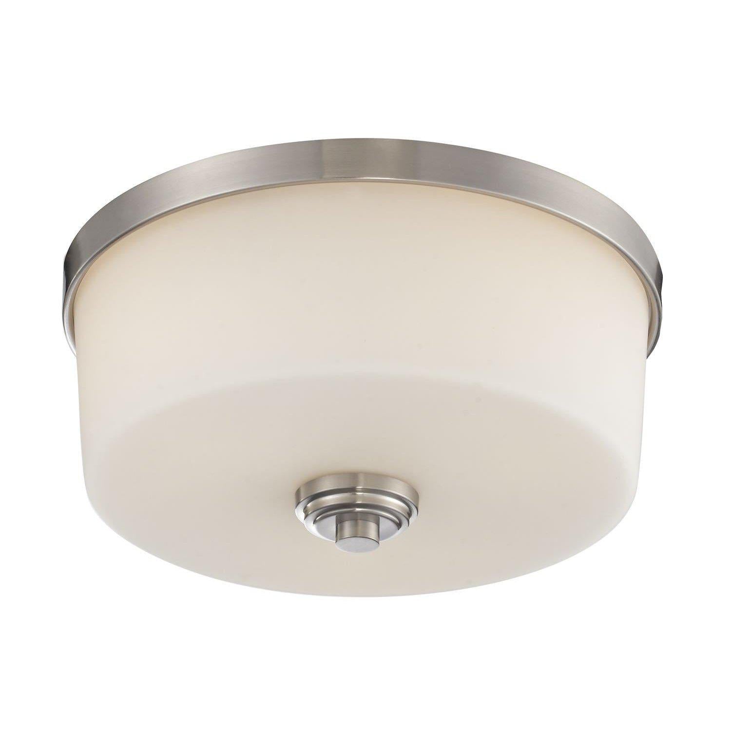 Lamina Flush Mount Brushed Nickel