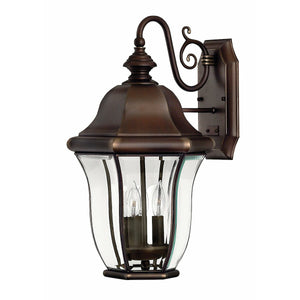 Monticello Outdoor Wall Light Copper Bronze