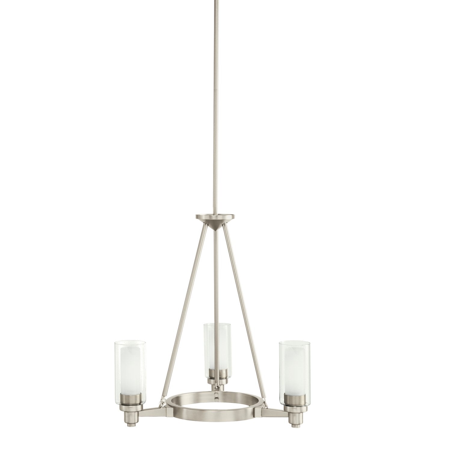 Circolo Chandelier Brushed Nickel