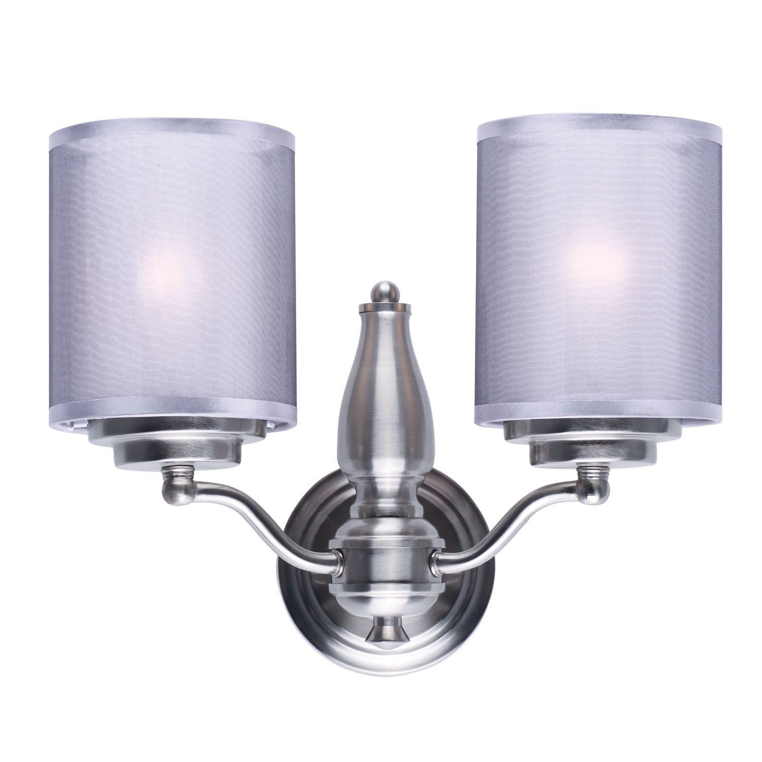 Lucid Sconce Satin Nickel