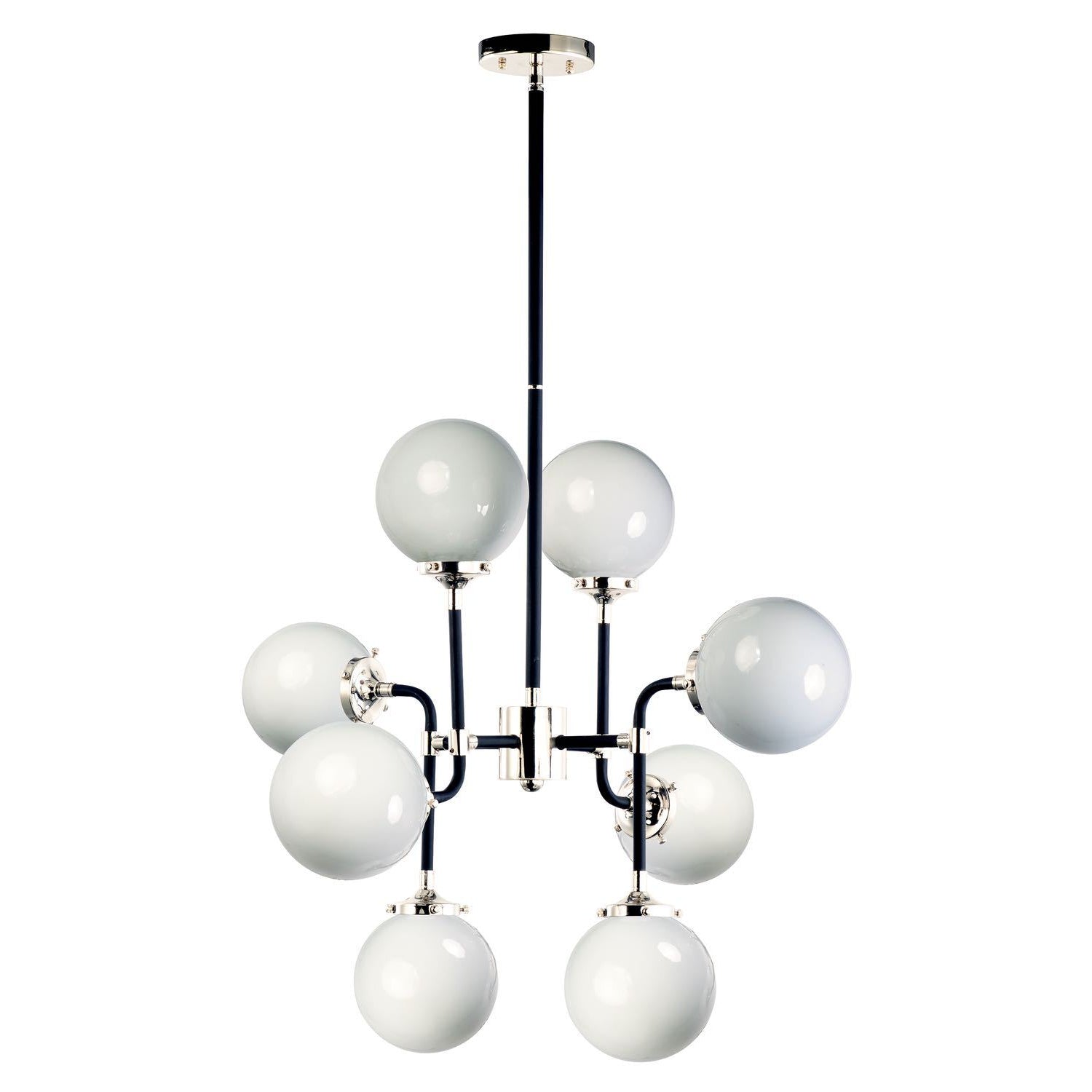 Atom Pendant Black / Polished Nickel