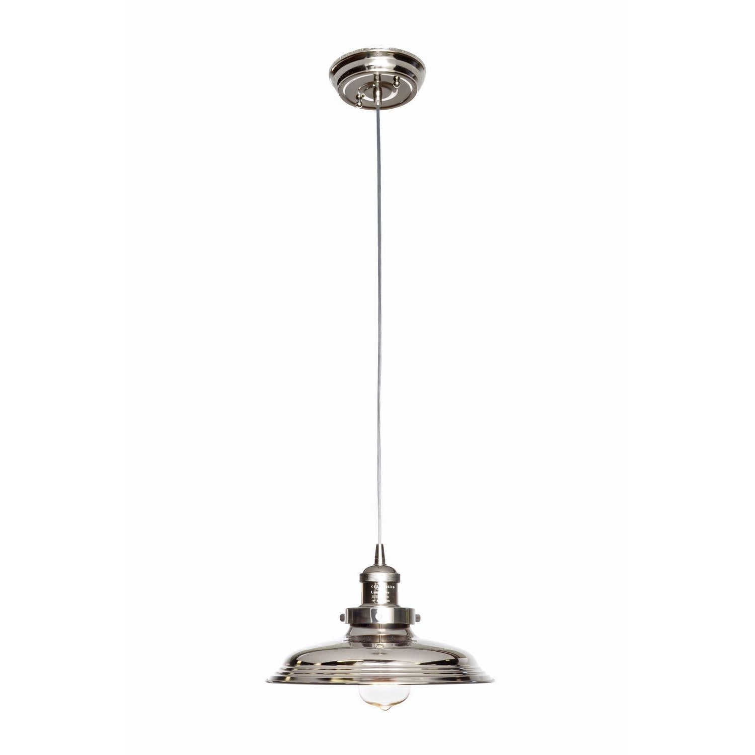 Mini Hi-Bay Pendant Satin Nickel