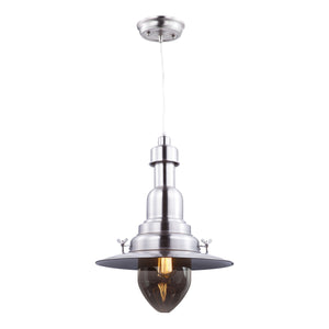 Hi-Bay Pendant Satin Nickel