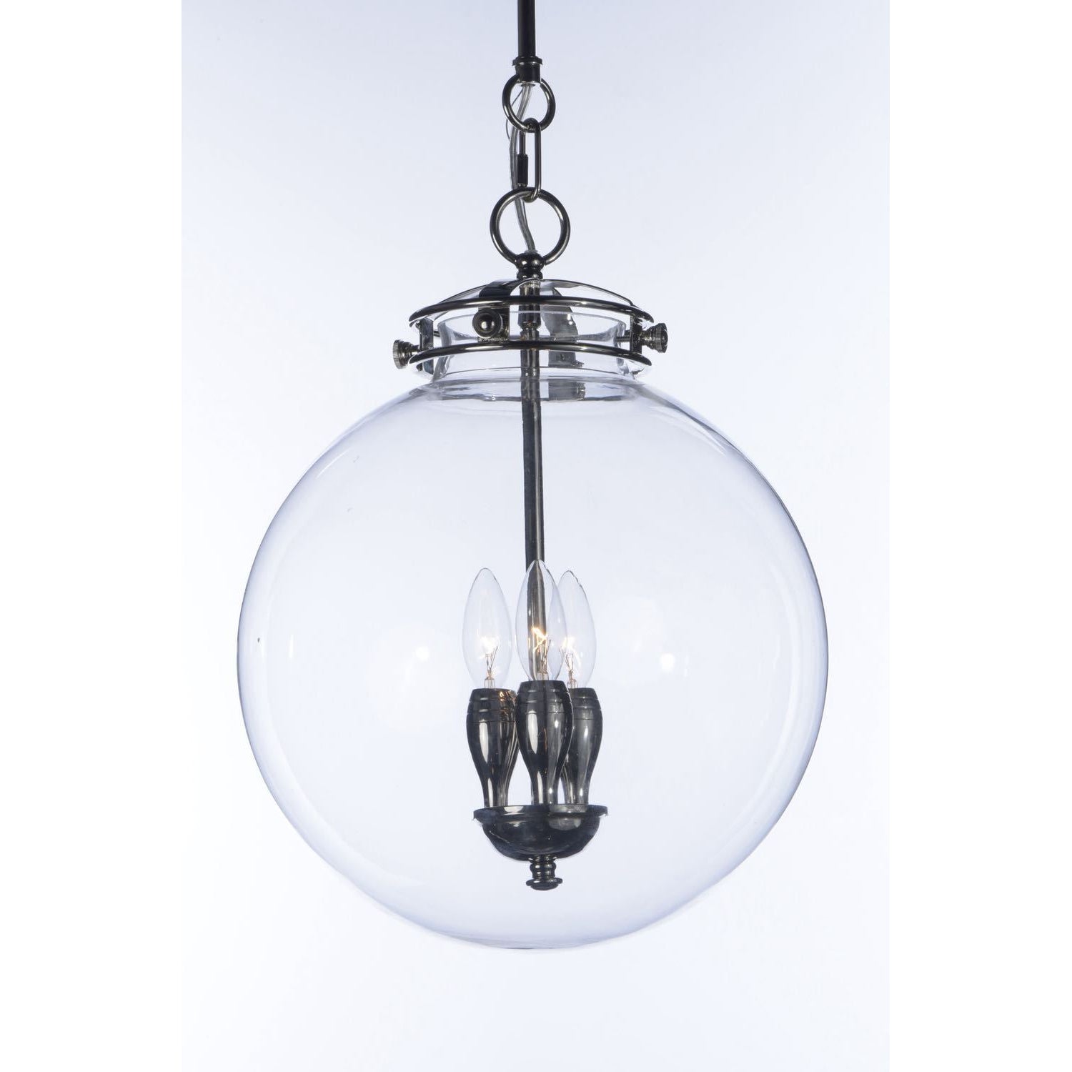 Retro Pendant Polished Nickel