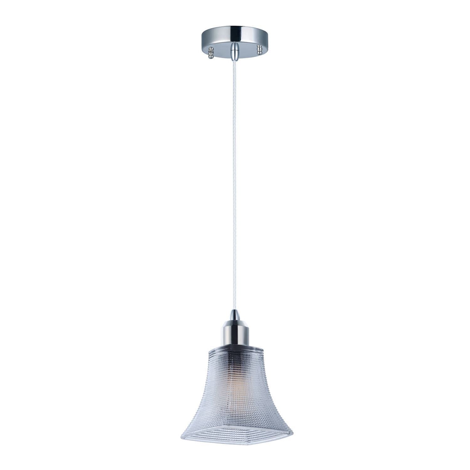 Retro Pendant Polished Nickel